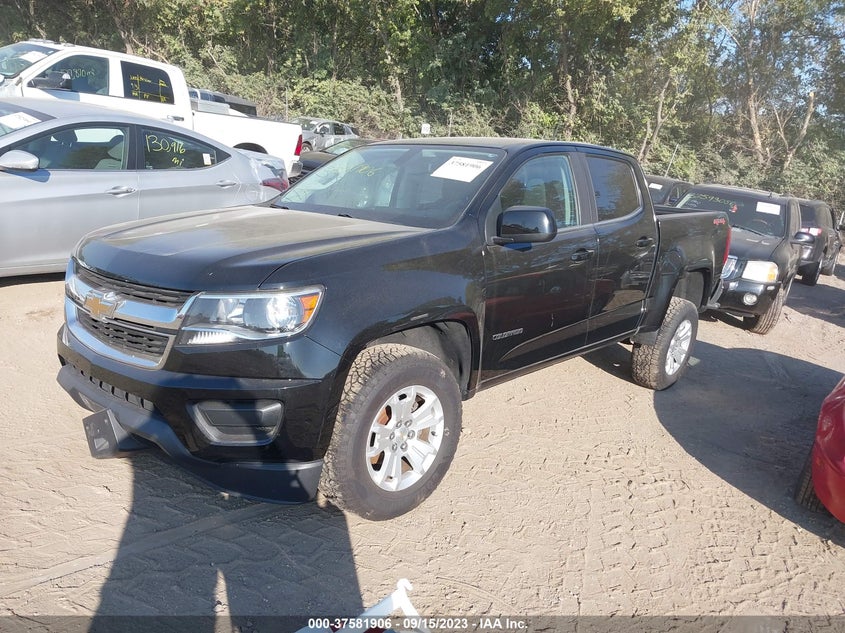VIN 1GCGTCEN3J1287244 2018 CHEVROLET COLORADO 4WD LT