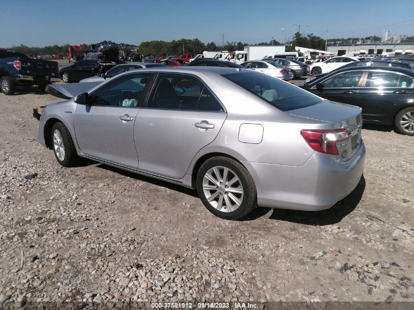 2013 TOYOTA CAMRY HYBRID LE/XLE - 4T1BD1FKXDU093082