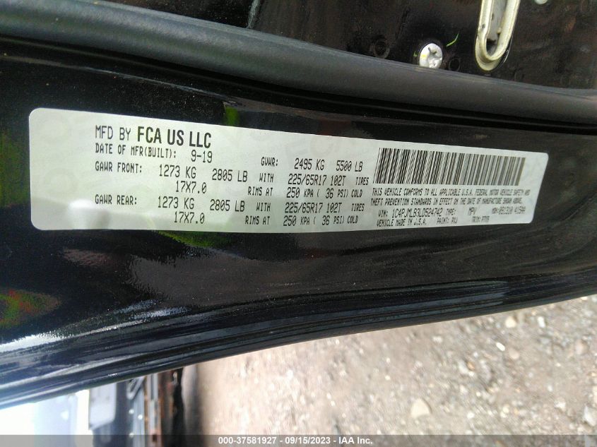 2020 JEEP CHEROKEE LATITUDE PLUS - 1C4PJMLB3LD524742