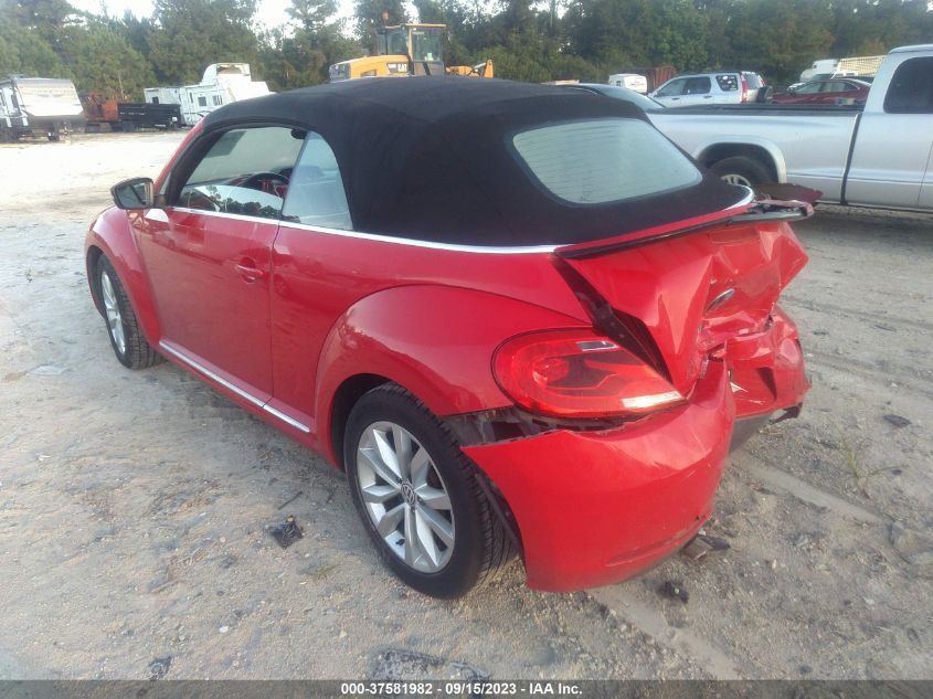 2013 VOLKSWAGEN BEETLE CONVERTIBLE 2.0L TDI 3VW6L7AT4DM816387