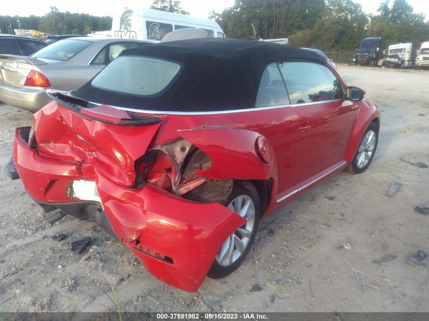 2013 VOLKSWAGEN BEETLE CONVERTIBLE 2.0L TDI 3VW6L7AT4DM816387