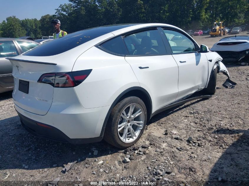 Auction sale of the 2022 TESLA MODEL Y , vin: 7SAYGDEE7NF418562, lot number: 37581985