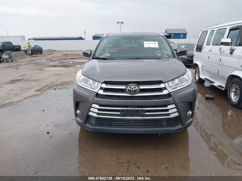 2019 TOYOTA HIGHLANDER XLE - 5TDKZRFH6KS572884
