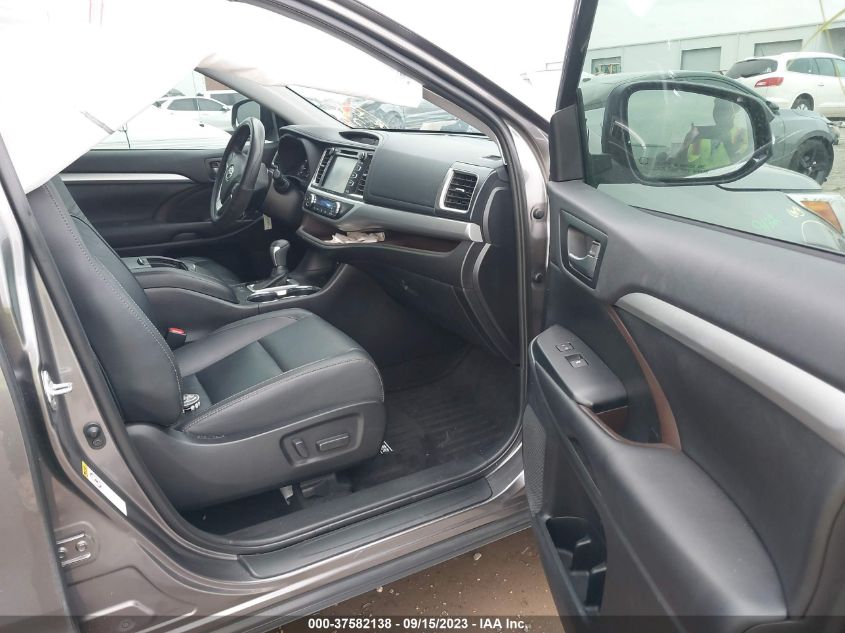2019 TOYOTA HIGHLANDER XLE - 5TDKZRFH6KS572884