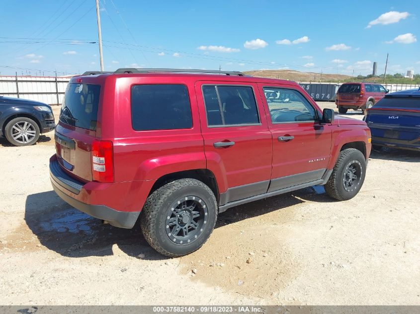 2014 JEEP PATRIOT SPORT - 1C4NJRBBXED862471