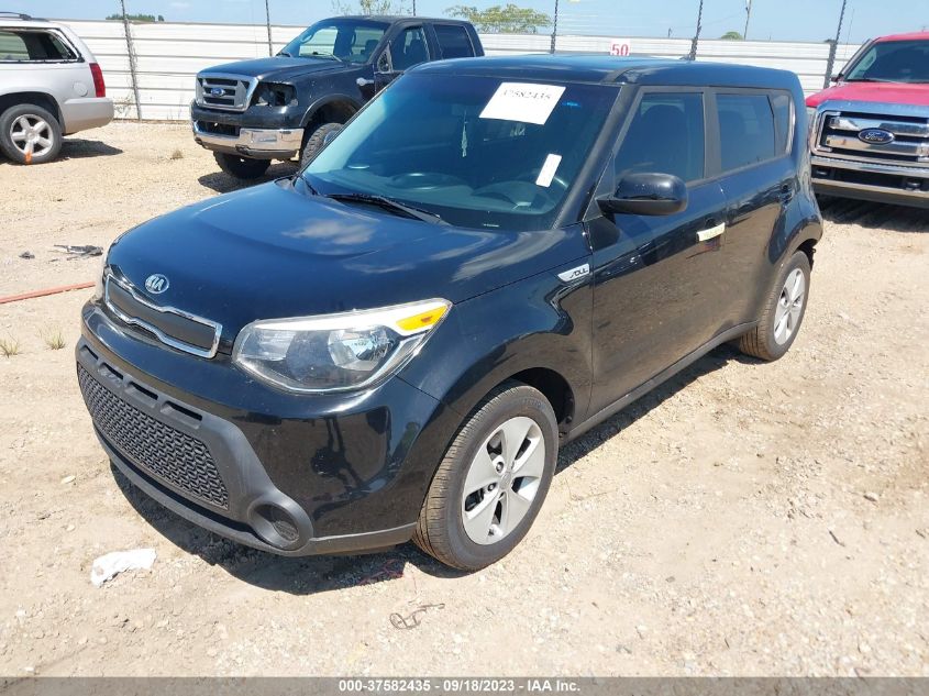 2016 KIA SOUL BASE - KNDJN2A27G7343990