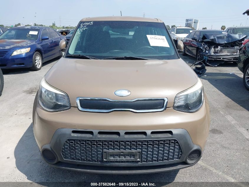 2014 KIA SOUL BASE - KNDJN2A22E7075301
