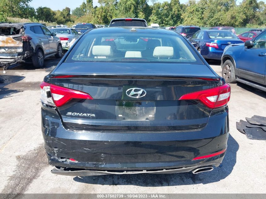 2015 HYUNDAI SONATA 2.4L SE - 5NPE24AF9FH151389
