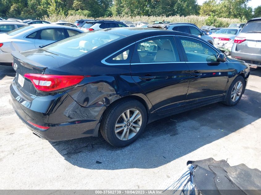 2015 HYUNDAI SONATA 2.4L SE - 5NPE24AF9FH151389