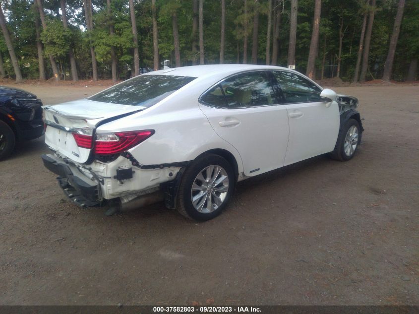 2013 LEXUS ES 300H HYBRID JTHBW1GG0D2007359