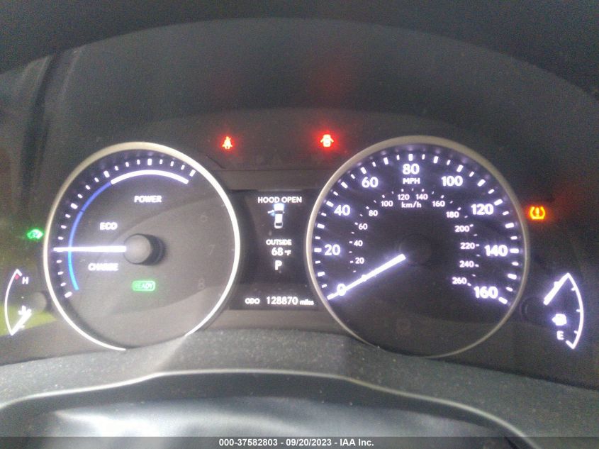 2013 LEXUS ES 300H HYBRID JTHBW1GG0D2007359