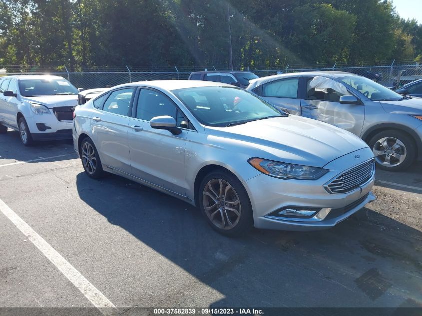 2017 FORD FUSION SE - 3FA6P0T97HR205168