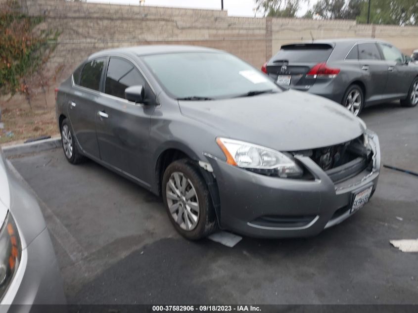 2015 NISSAN SENTRA SR/SL/S/SV/FE+ S - 3N1AB7AP3FL654394