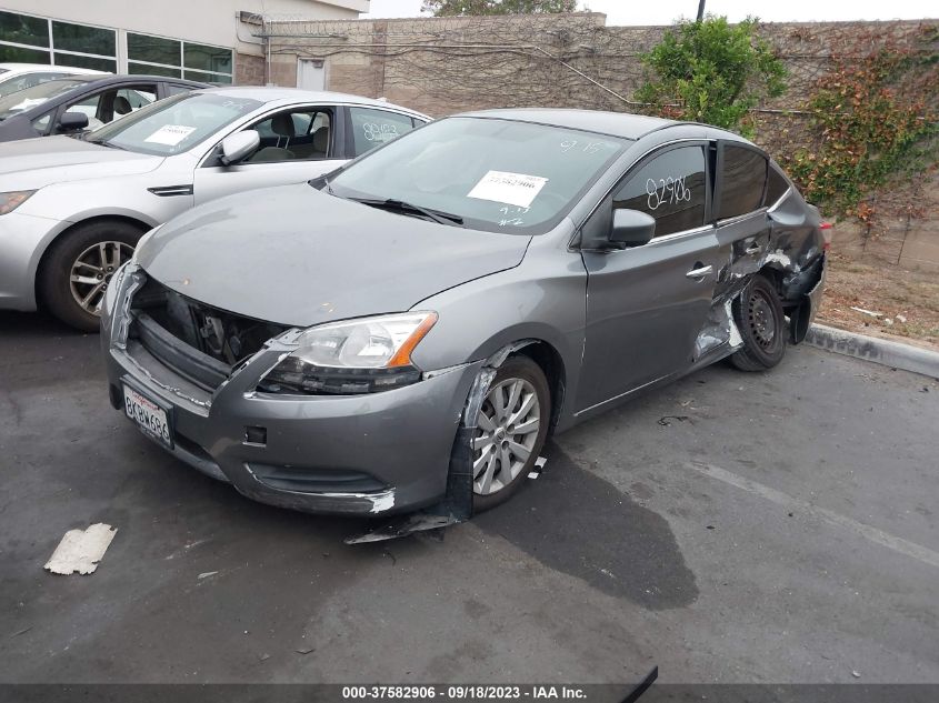 2015 NISSAN SENTRA SR/SL/S/SV/FE+ S - 3N1AB7AP3FL654394