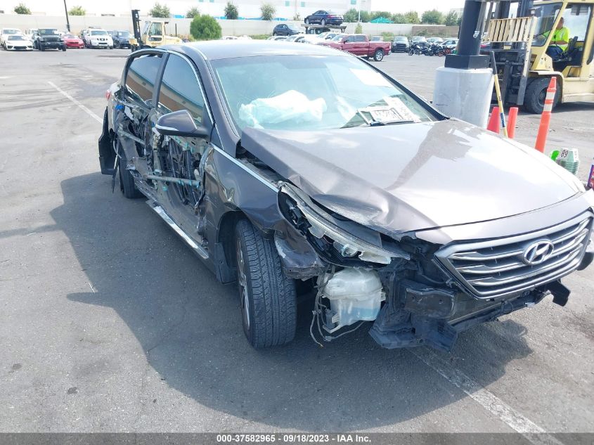 2015 HYUNDAI SONATA 2.4L SPORT - 5NPE34AF2FH249922