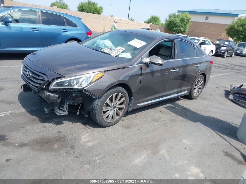 2015 HYUNDAI SONATA 2.4L SPORT - 5NPE34AF2FH249922