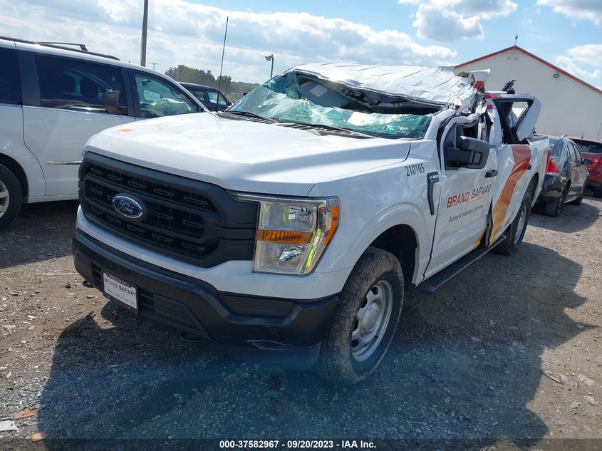 VIN 1FTEW1EBXMKE96147 2021 FORD F-150 XL/XLT
