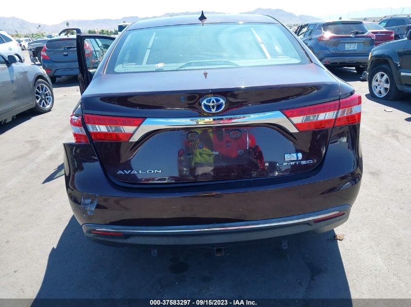 2013 TOYOTA AVALON HYBRID XLE PREMIUM 4T1BD1EB4DU010425
