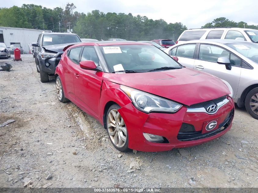 2013 HYUNDAI VELOSTER W/GRAY INT - KMHTC6AD9DU117238