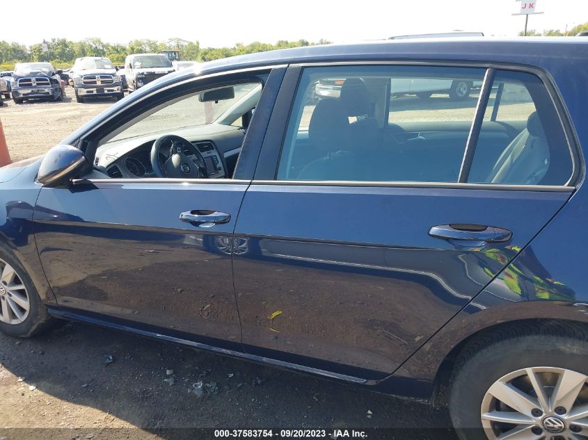 2016 VOLKSWAGEN GOLF TSI S - 3VW117AUXGM059394