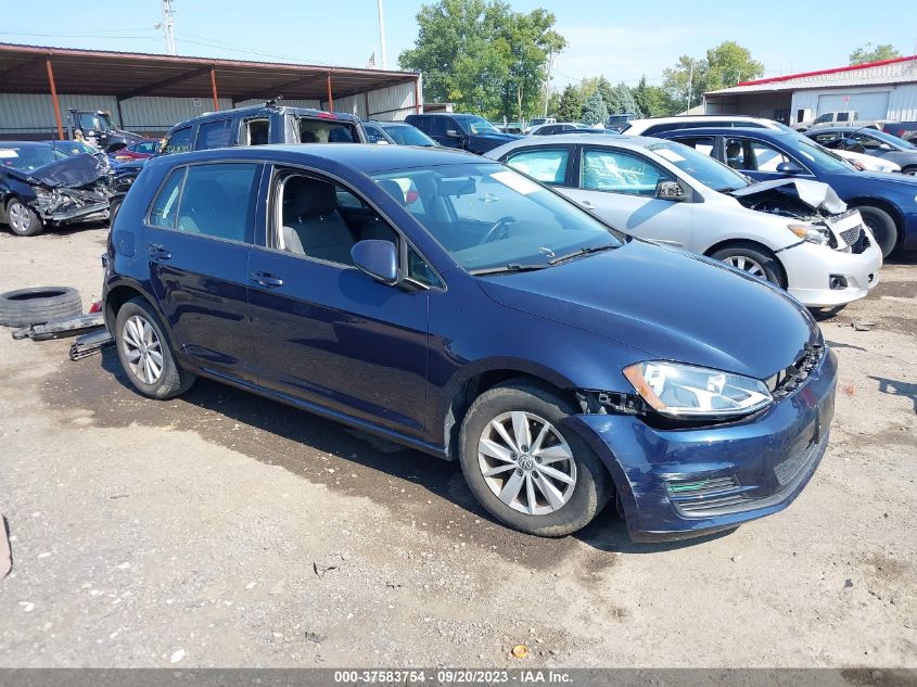 2016 VOLKSWAGEN GOLF TSI S - 3VW117AUXGM059394