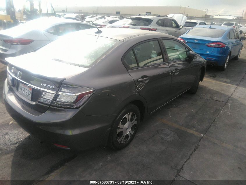 2015 HONDA CIVIC HYBRID - 19XFB4F33FE200707