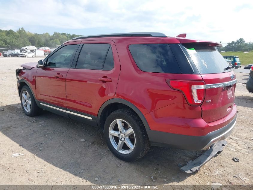 2017 FORD EXPLORER XLT - 1FM5K8D89HGD14128