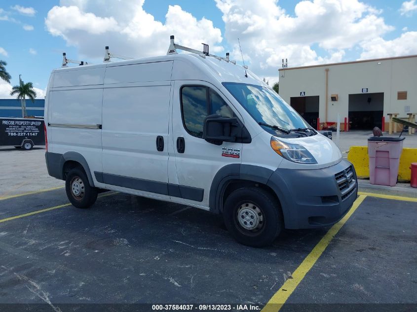 VIN 3C6TRVBGXJE100472 2018 RAM PROMASTER CARGO VAN no.1