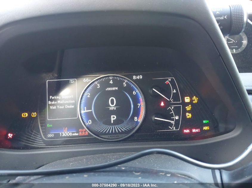 2022 LEXUS UX UX 200 JTHX3JBH1N2053833