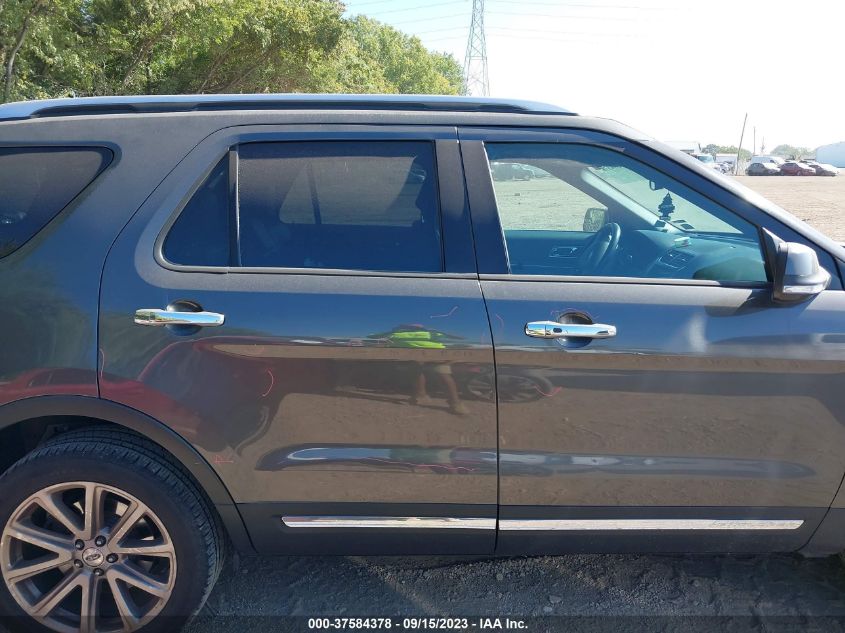 2017 FORD EXPLORER LIMITED - 1FM5K8F83HGD24344
