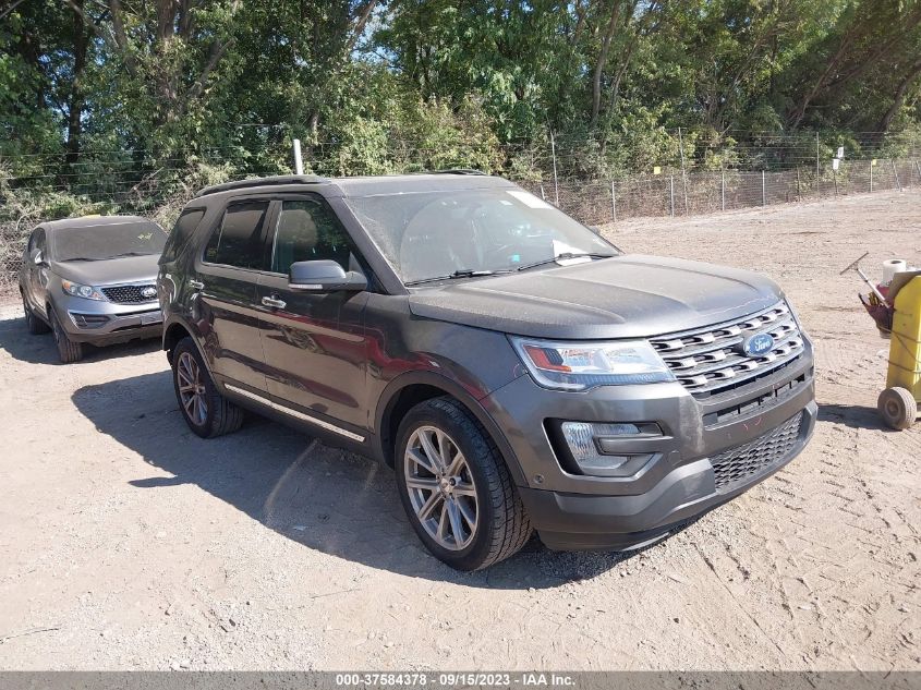 2017 FORD EXPLORER LIMITED - 1FM5K8F83HGD24344