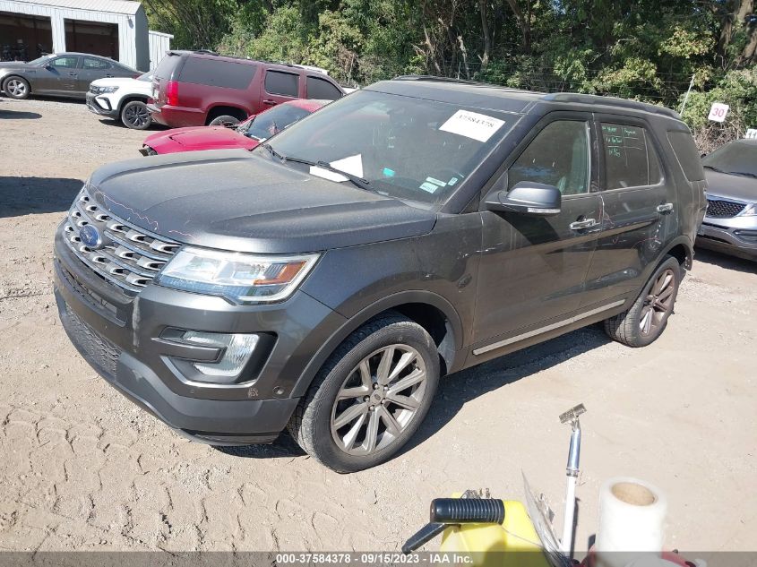 2017 FORD EXPLORER LIMITED - 1FM5K8F83HGD24344
