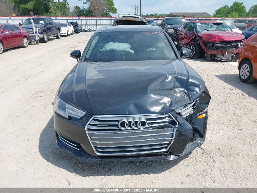 2017 AUDI A4 PREMIUM - WAUANAF49HN059811