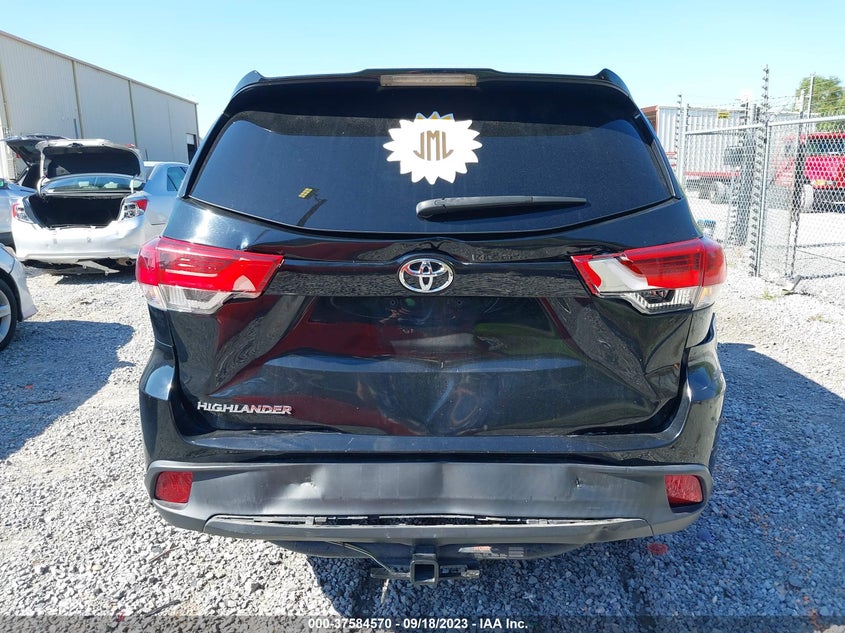 VIN 5TDZZRFH5KS319862 2019 TOYOTA HIGHLANDER LE