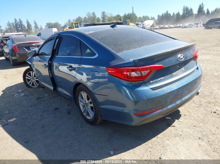 2017 HYUNDAI SONATA 2.4L - 5NPE24AF2HH531144