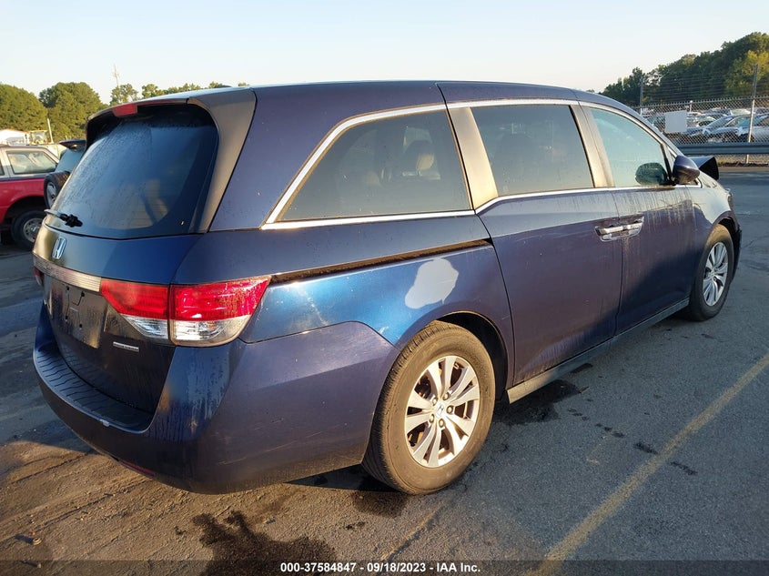 VIN 5FNRL5H38HB016440 2017 HONDA ODYSSEY SE