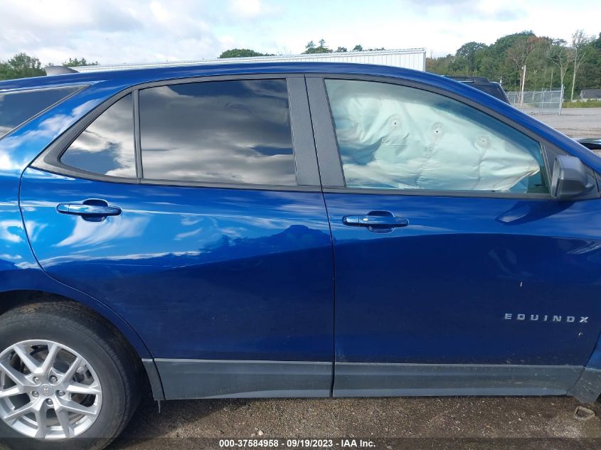 2022 CHEVROLET EQUINOX LS - 3GNAXSEV4NS145517