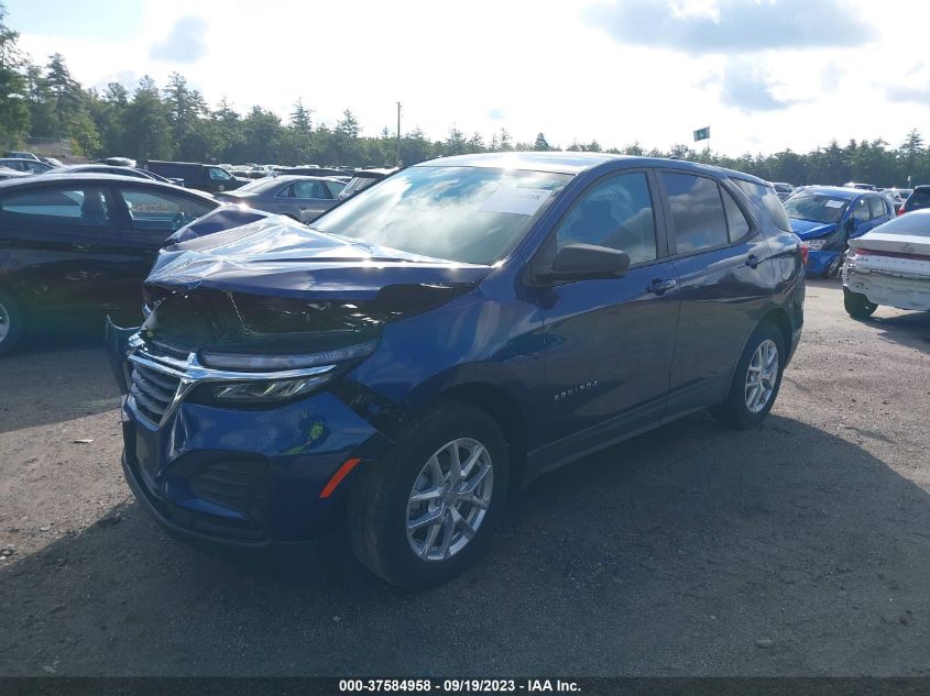 2022 CHEVROLET EQUINOX LS - 3GNAXSEV4NS145517