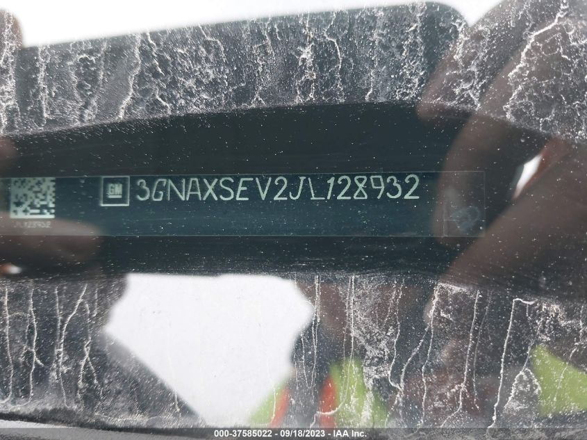 2018 CHEVROLET EQUINOX LT - 3GNAXSEV2JL128932
