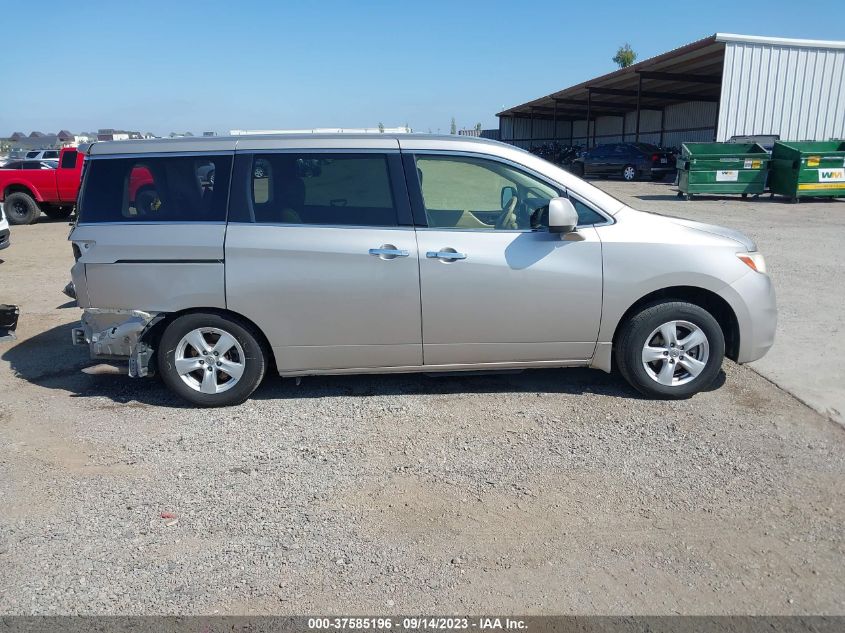2013 NISSAN QUEST SV - JN8AE2KPXD9062149