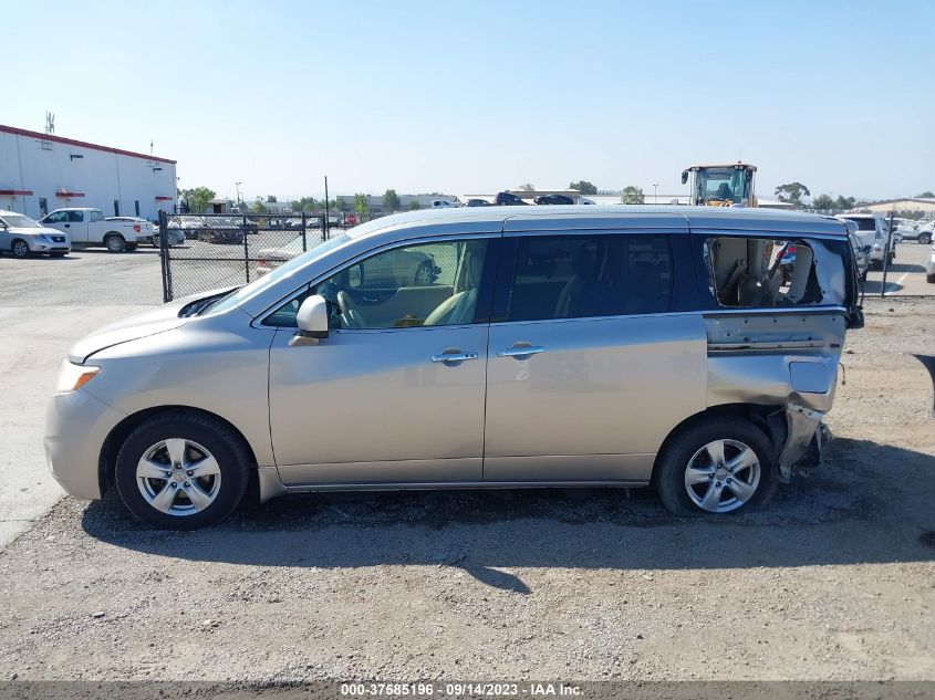 2013 NISSAN QUEST SV - JN8AE2KPXD9062149