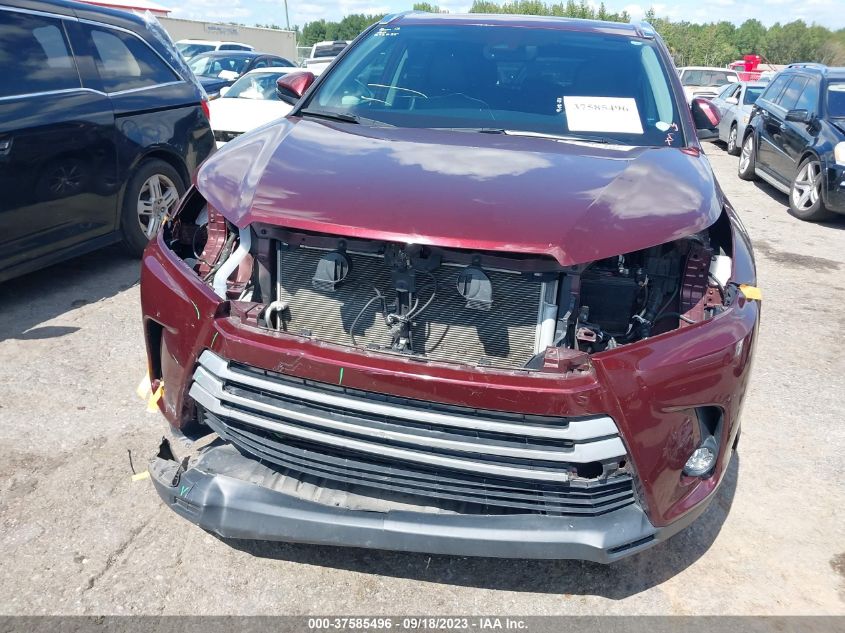 2019 TOYOTA HIGHLANDER SE/XLE - 5TDKZRFH7KS335756