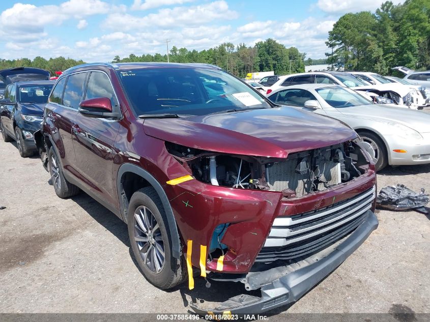 2019 TOYOTA HIGHLANDER SE/XLE - 5TDKZRFH7KS335756