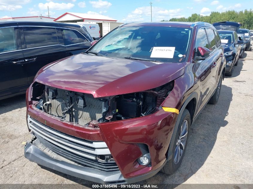 2019 TOYOTA HIGHLANDER SE/XLE - 5TDKZRFH7KS335756