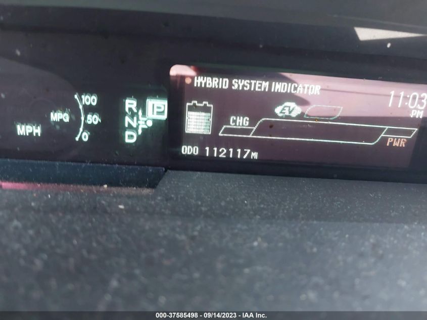 2014 TOYOTA PRIUS FOUR/FIVE/THREE/ONE/TWO - JTDKN3DU3E0368706