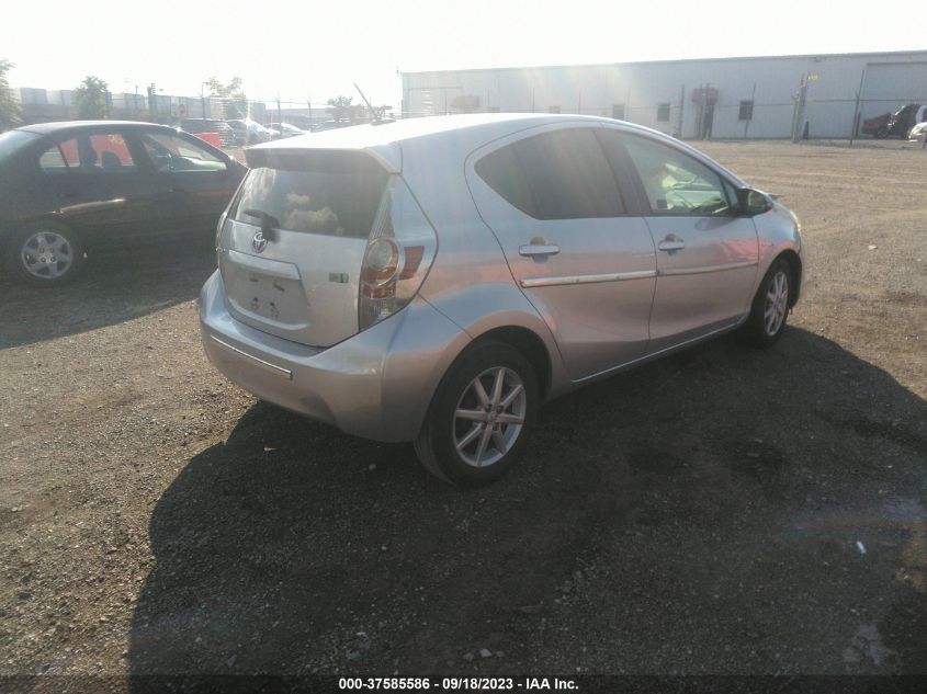 2014 TOYOTA PRIUS C ONE/THREE/TWO/FOUR - JTDKDTB39E1080096