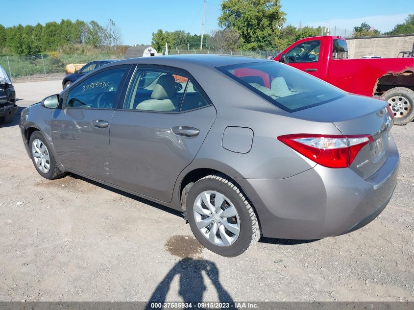 2015 TOYOTA COROLLA L/LE/S/S PLUS/LE PLUS - 2T1BURHE4FC427150