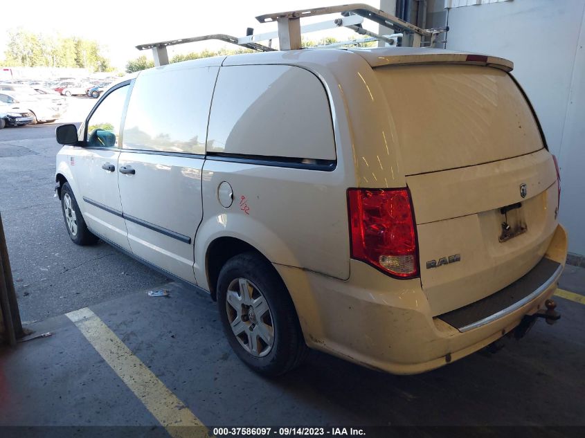 2013 RAM CARGO VAN TRADESMAN 2C4JRGAG9DR606732