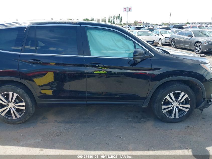 2016 HONDA PILOT EXL - 5FNYF6H57GB067565