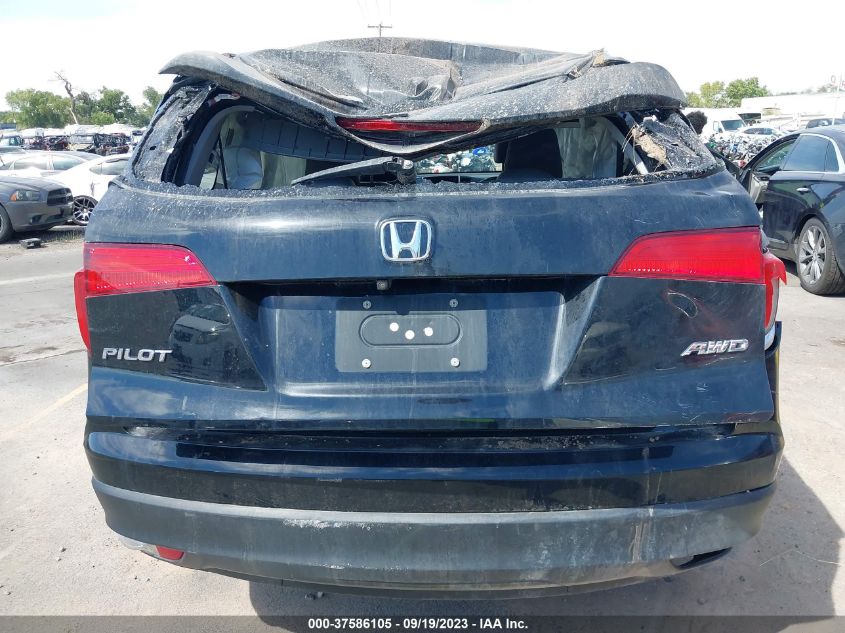2016 HONDA PILOT EXL - 5FNYF6H57GB067565